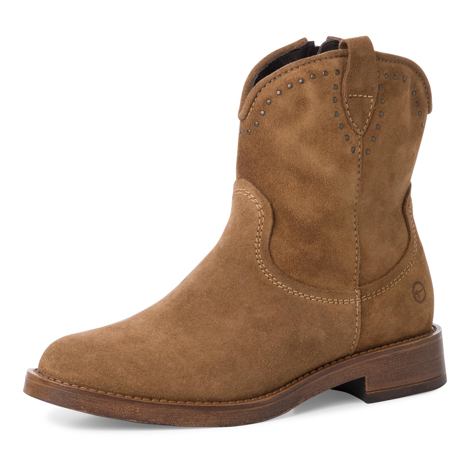 Tamaris Women's Leather Ankle Boots, camel, 5 UK