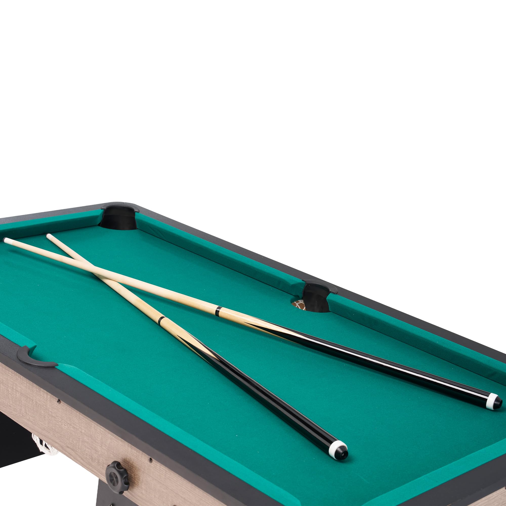 Véritable Billard Américain Pliable, Vert Anglais, 151.8 x 83.2 x 78.6 cm, Montage Simple, 2 Joueurs