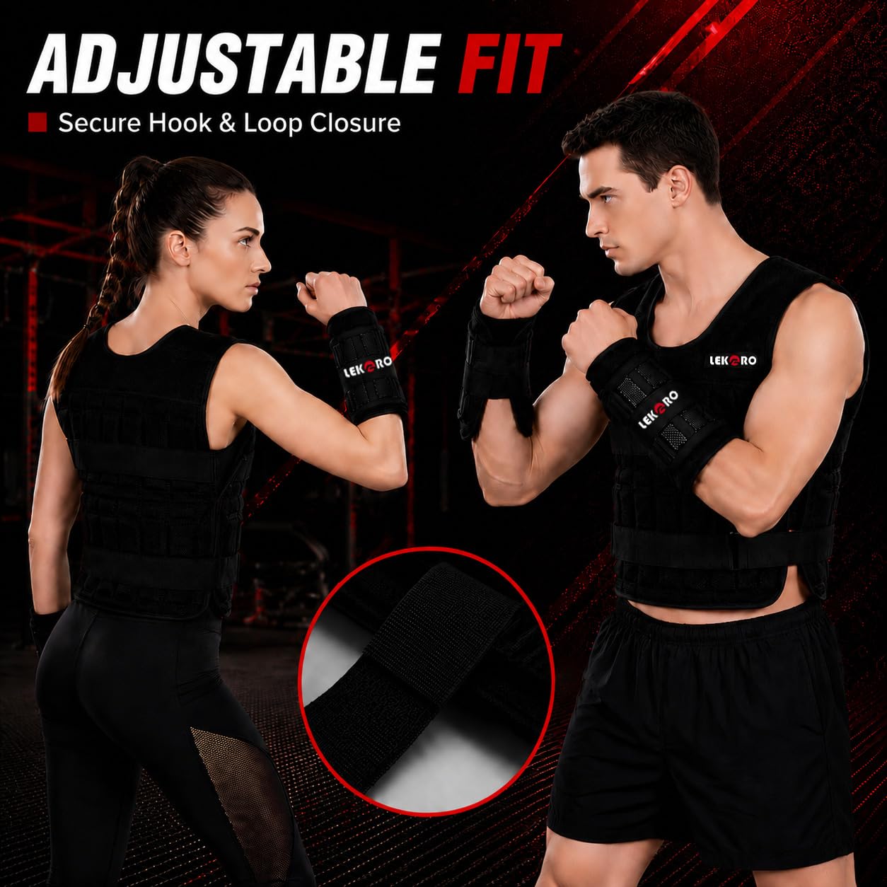 Gilet ponderato regolabile da 20 kg, per allenamento, fitness, giacca ponderata per uomo e donna (inclusi 96 piastre in acciaio)