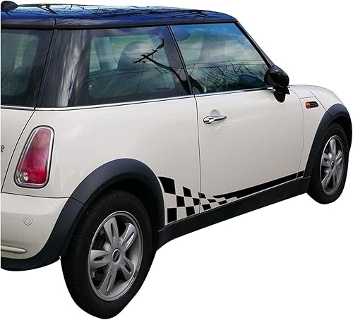 Miniatura 1 de XMEIFEI PARTS - Panel de puerta para Mini Cooper R50 R52 R53, diseño de rayas laterales