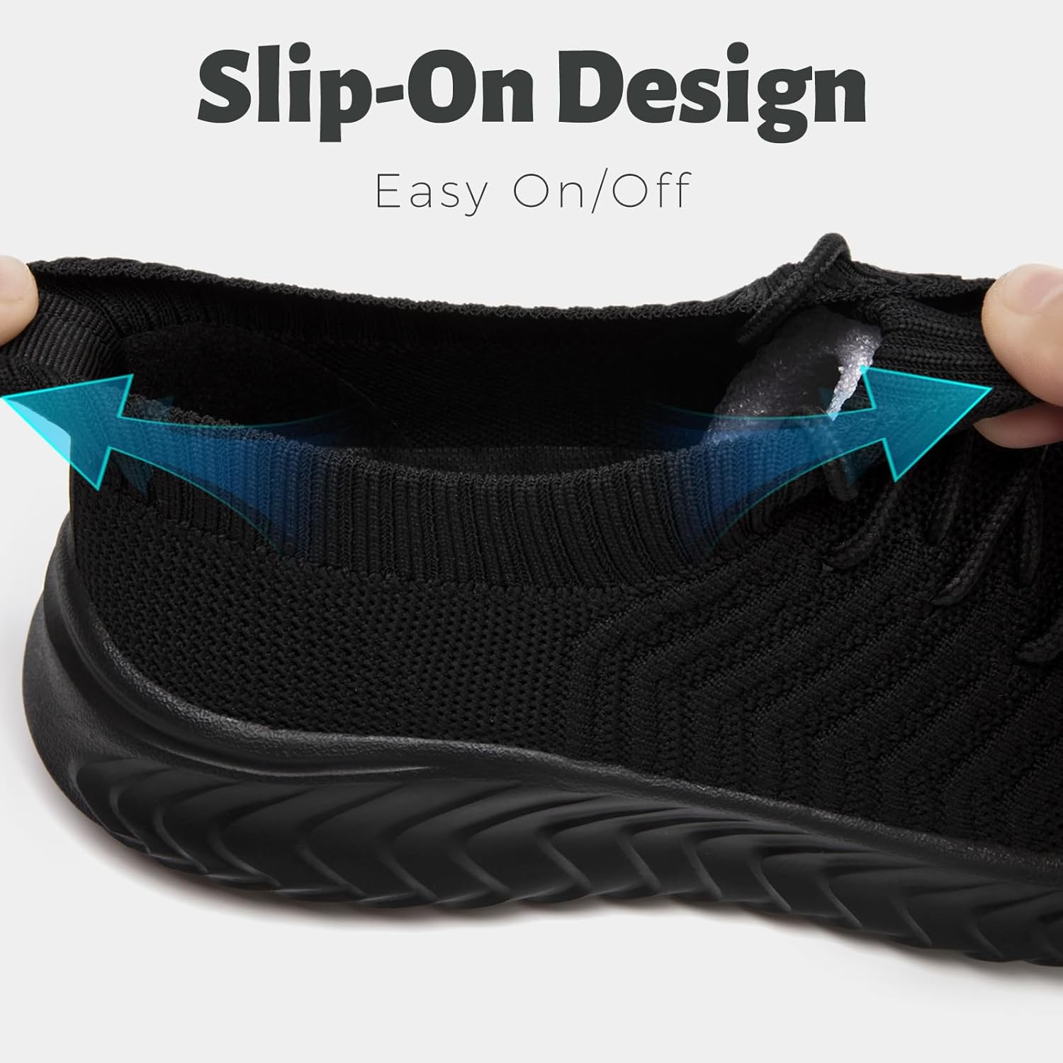Slip-On Walking Running Shoes Tennis Sneakers Lightweight Breathable Mesh Gym Work Casual Fashion Comfort Summer Sports Sandals&Athletic Shoes - Image 2
