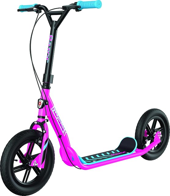 Razor Flashback Kick Scooter  12" Mag Wheels with Air-filled Tires, Dual Hand-OperatedBrakes, BMX Style Scooter for Kids and Teens