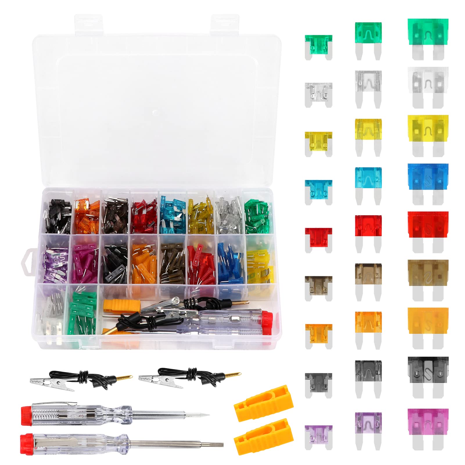 Buy Saycker Fuse Assortment Kit,Car Fuses,306pcs Car Boat Truck SUV