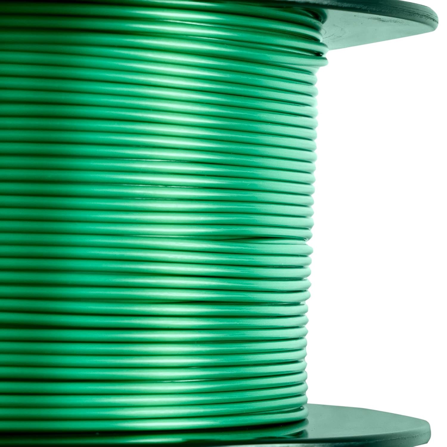 HATCHBOX Metallic Finish PLA 3D Printer Filament, Dimensional Accuracy +/- 0.03 mm, 1 kg Spool, 1.75 mm, Green