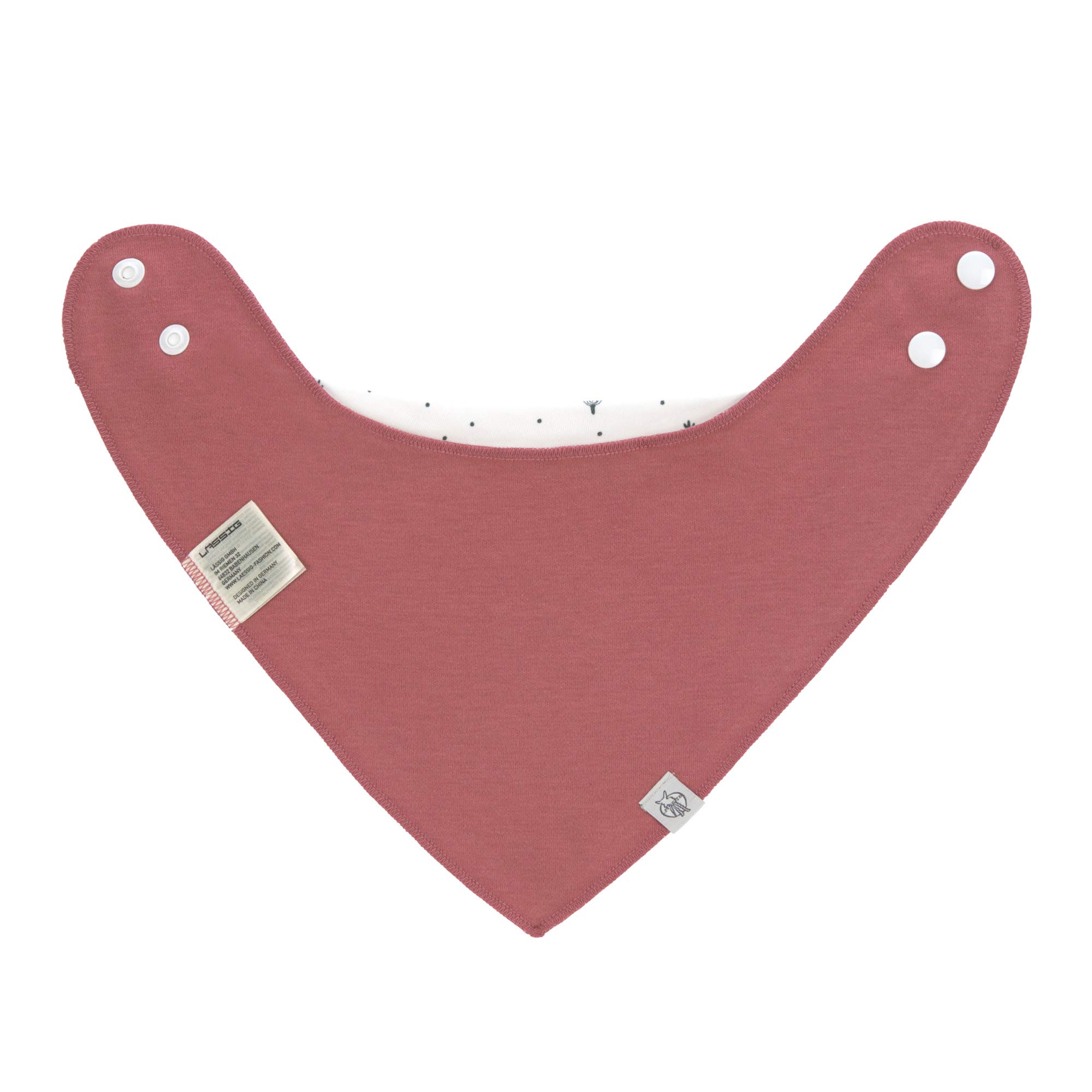 LÄSSIG Baby Bandana chusty trójkątne zestaw 2 szt. bawełna organiczna/ogród Explorer