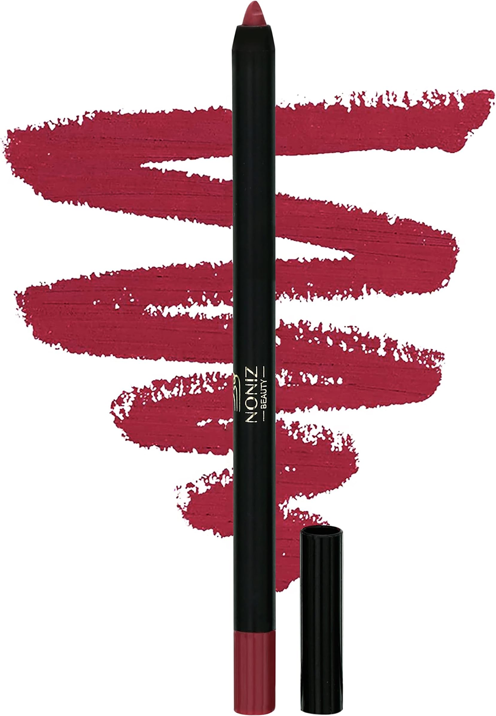 Solid Lip liner Pencil - Matte Finish Makeup - Long Lasting Waterproof Highly Pigmented - Unique Lipliner Creamy Texture - Pomegranat