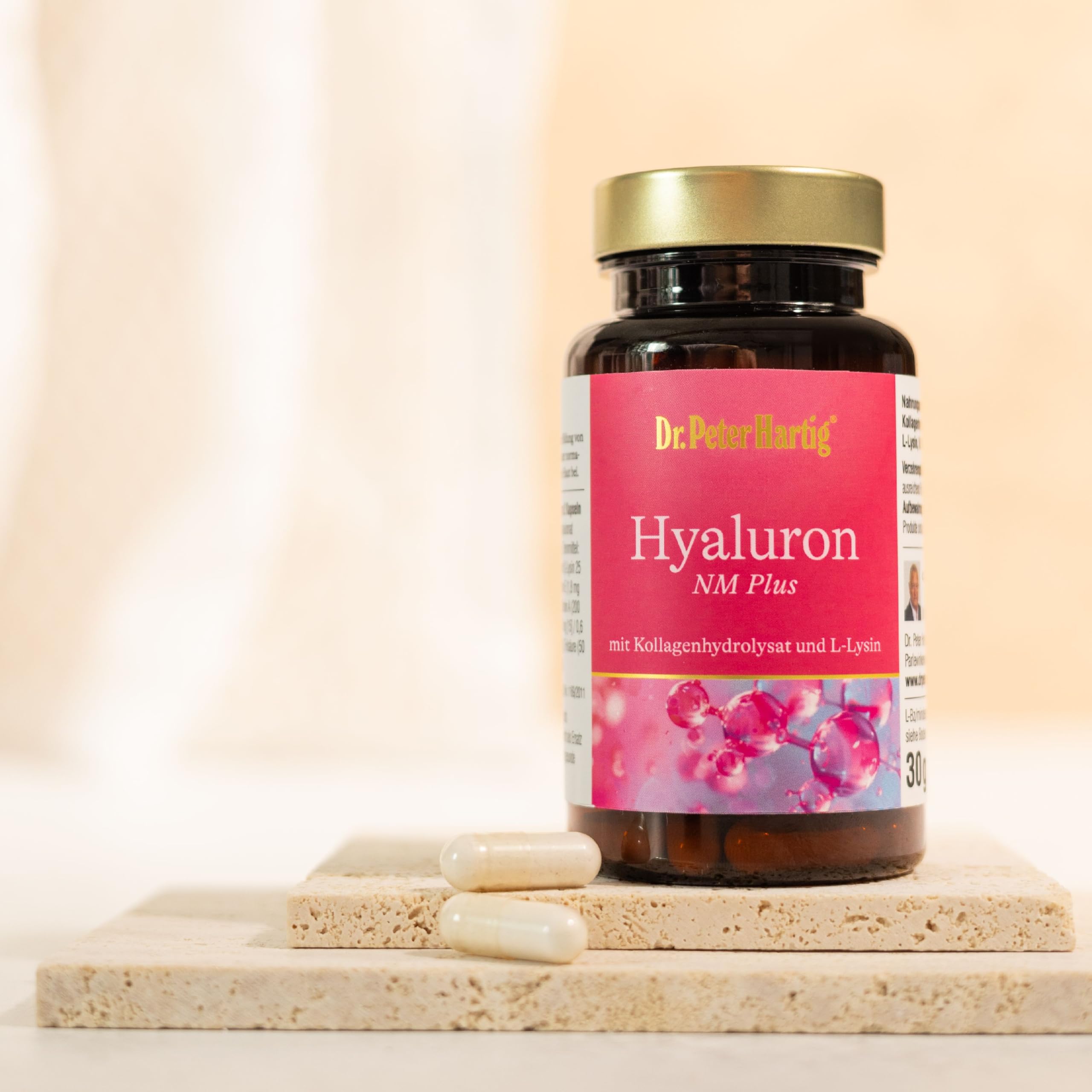 Dr. Peter Hartig Hyaluron NM Plus 120 Kapseln 4-Monats-Vorrat lactose- gluten- und hefefrei