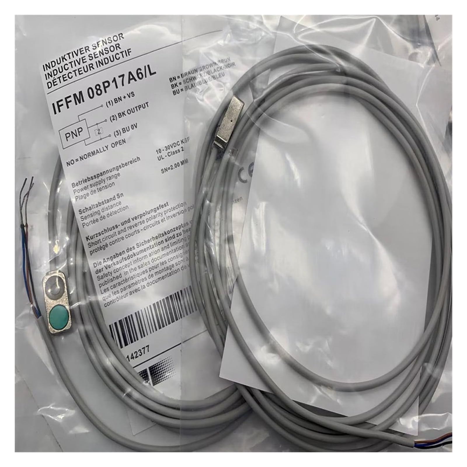 Capteur de proximité IFFM08N17A6/L à haute précision et étanchéité renforcée