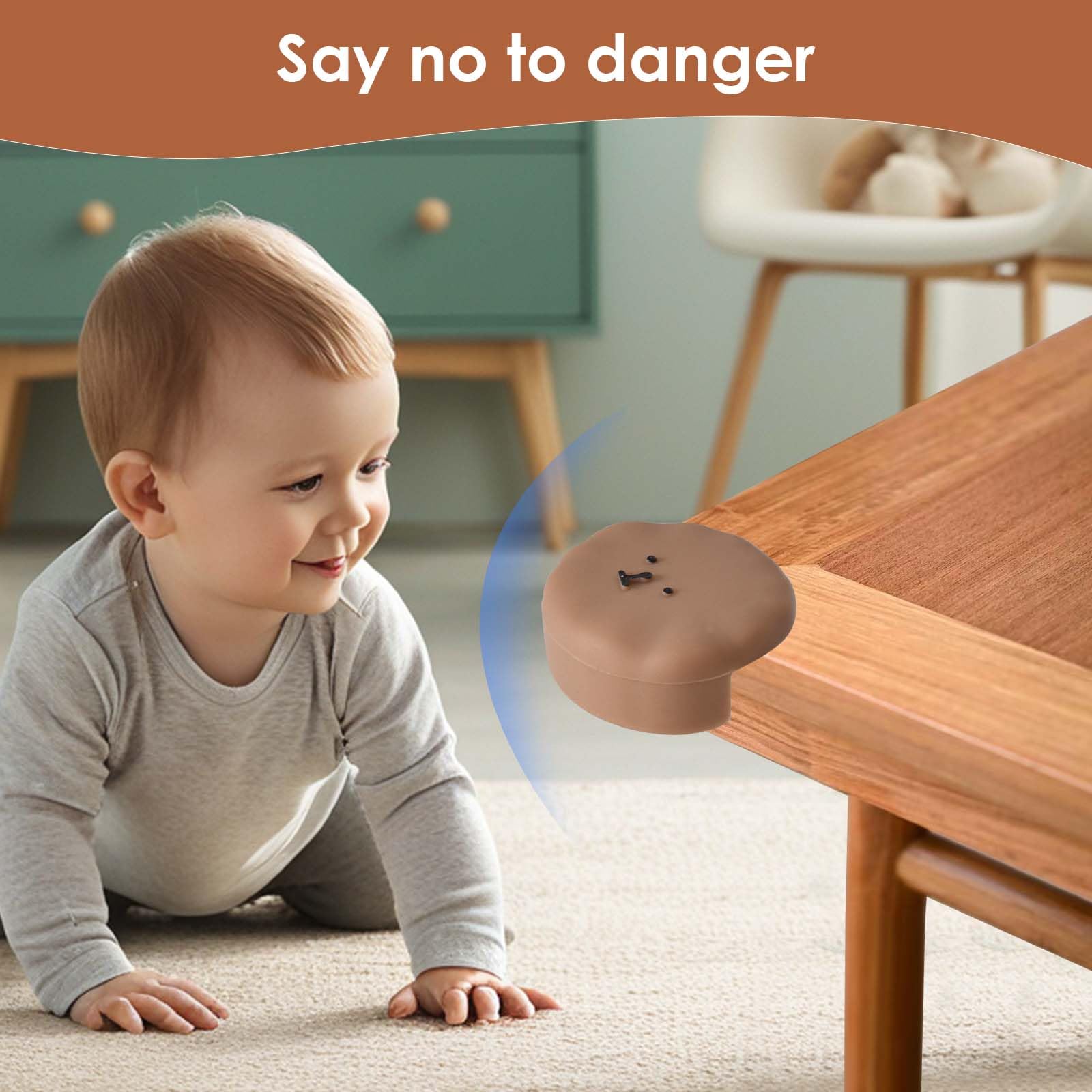 8 Pezzi Paraspigoli per Bambini, Protezione Angolari in Silicone a Forma di Cane, Angoli per Bambini per Tavoli da Pranzo, Protezioni Angolari per Bambini, Protezioni Angolari per Tavolo e Mobili