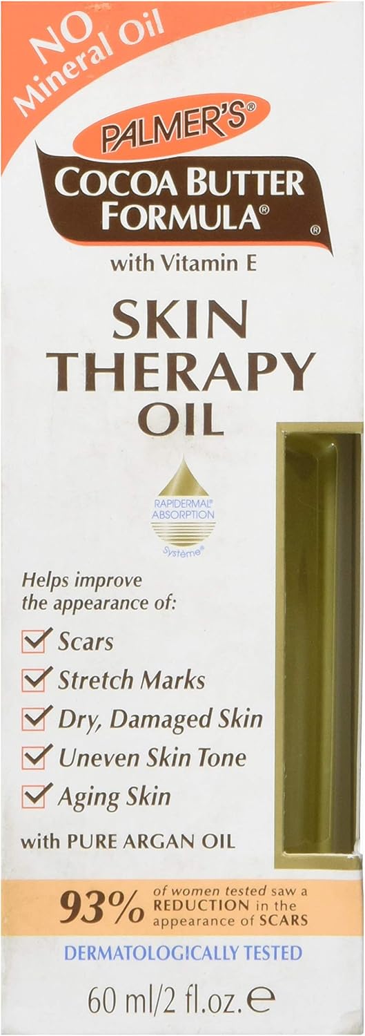 palmers Cocoa Butter Therapy Oil 60ml Original, 60 ml (Pack of 1)