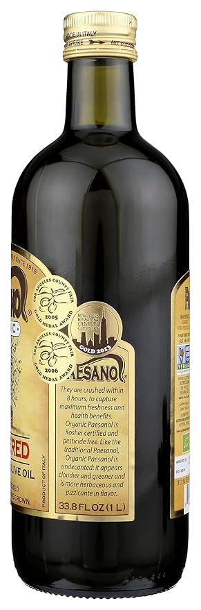 Paesanol Aceite de Oliva Extra Virgen Orgánico 33.8 fl oz miniatura 7