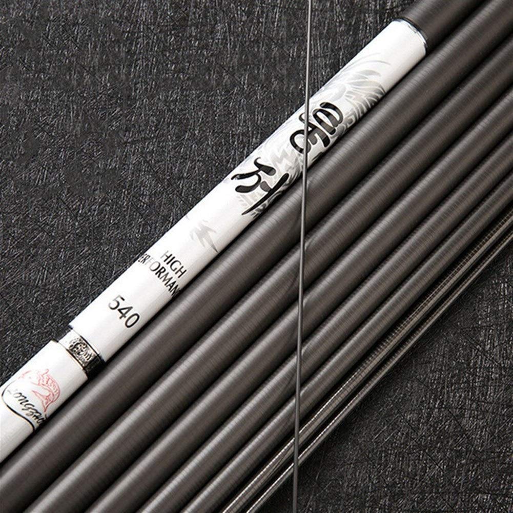 Canna da Pesca,Fishing Rod in Fibra di Carbonio di Canna da Pesca d'Acqua Dolce Pesca telescopica Rod 2.7M-10M Ultra Light