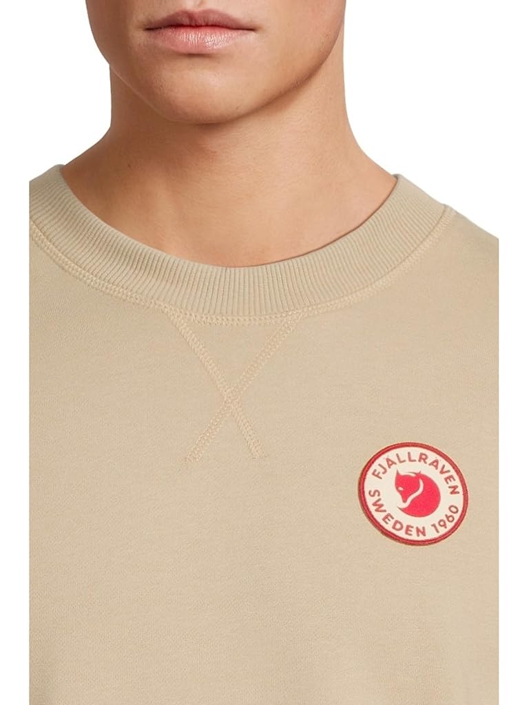 Beige Fjällräven 1960 Logo Badge Sweater