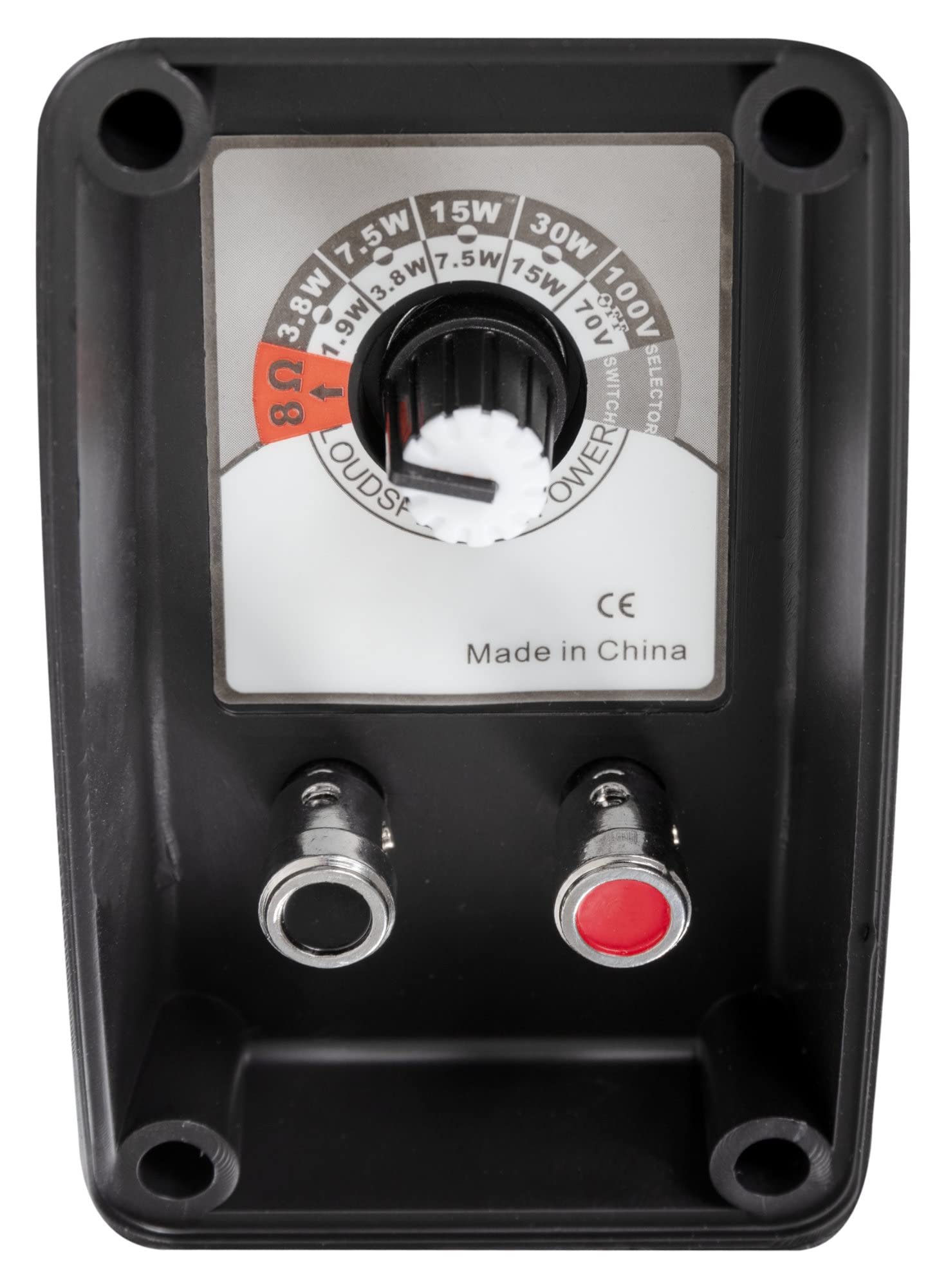 McGrey OLS-651BK Enceinte Outdoor 60 Watts Noire, Enceinte HiFi Deux Voies | Adaptée à l'extérieur, Woofer: cône en polypropylène 6, 5" (165 mm), Tweeter: 1" (25 mm) avec dôme en titane, 5 x 16, 5 cm