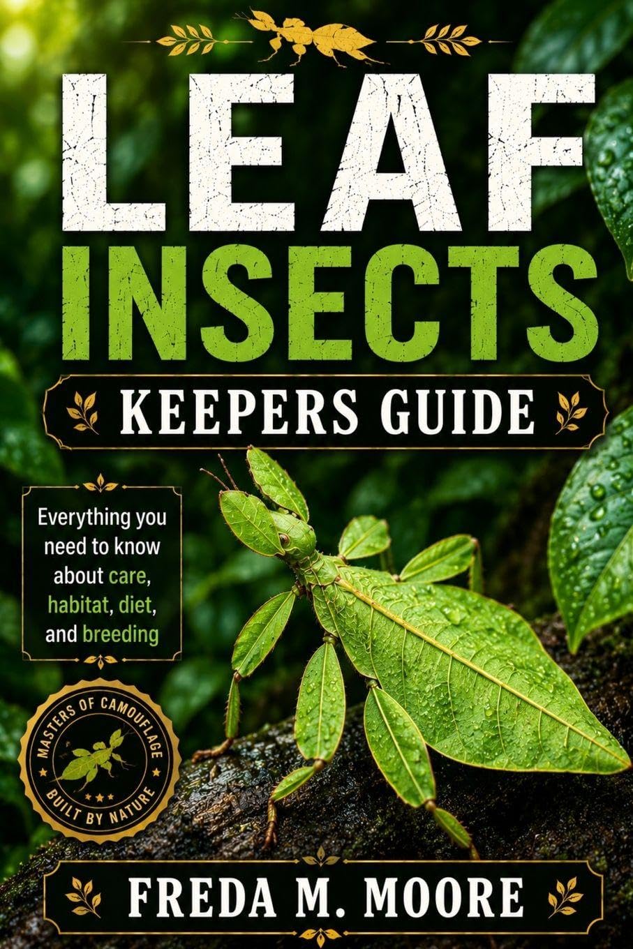 LEAF INSECTS KEEPERS GUIDE: Everything you need to know about care, habitat, diet, and breeding