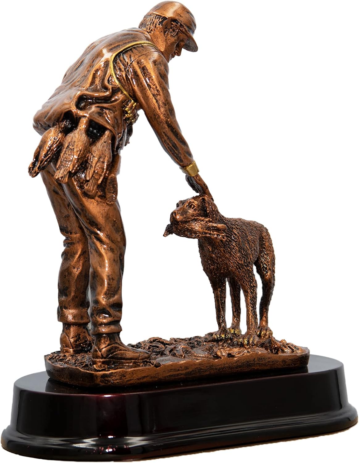 Hunter and Dog Cremation Urn, Adult Hunting Dog Funeral Urn with Custom Engraving, Hunter's Dog urn