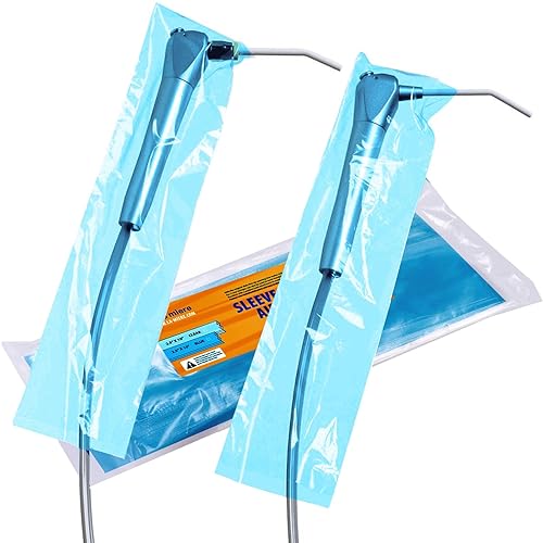 Miniatura 5 de Recarga transparente 500PK de 2.5 pulgadas x 10 pulgadas, funda de jeringa de aire y agua, jeringa de apertura precortada, jeringas de 3 vías