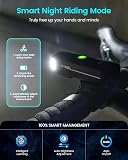 RAVEMEN 1800 Lumen Intelligent Daytime/Night Running Front Light with Auto ON/OFF, Light Sensor, IPX7 Waterproof, USB-C, Aluminium & Plastic Body, Handlebar Mount - 2