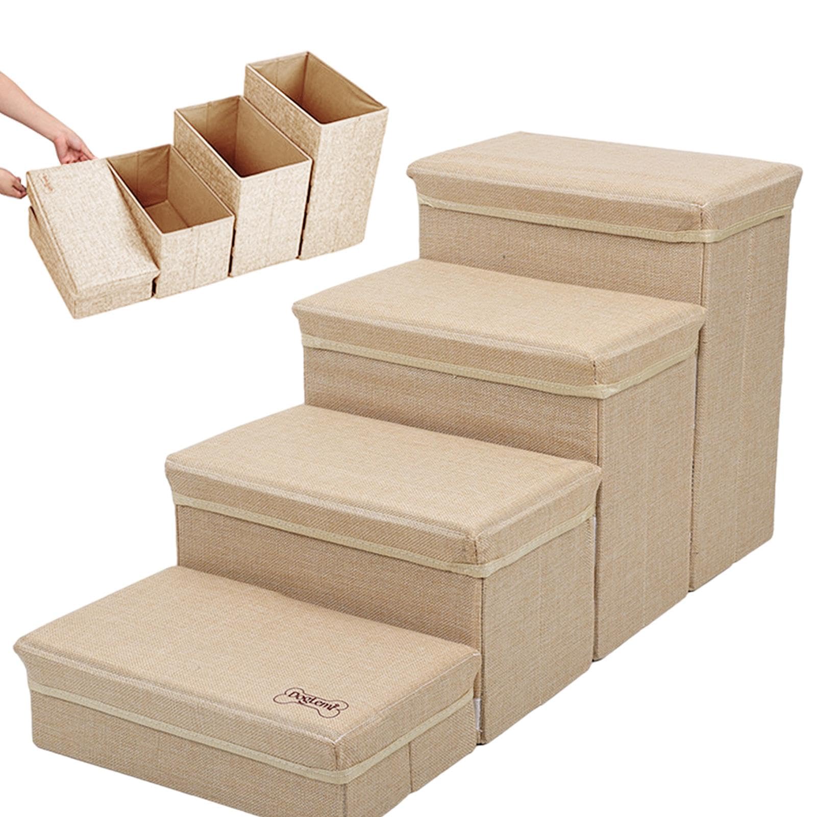 Escaleras para perros para mascotas - Escaleras para perros para cama | Escaleras para mascotas para perros pequeños y gatos | Escaleras portátiles para sofá para perros, escaleras para cama para cach