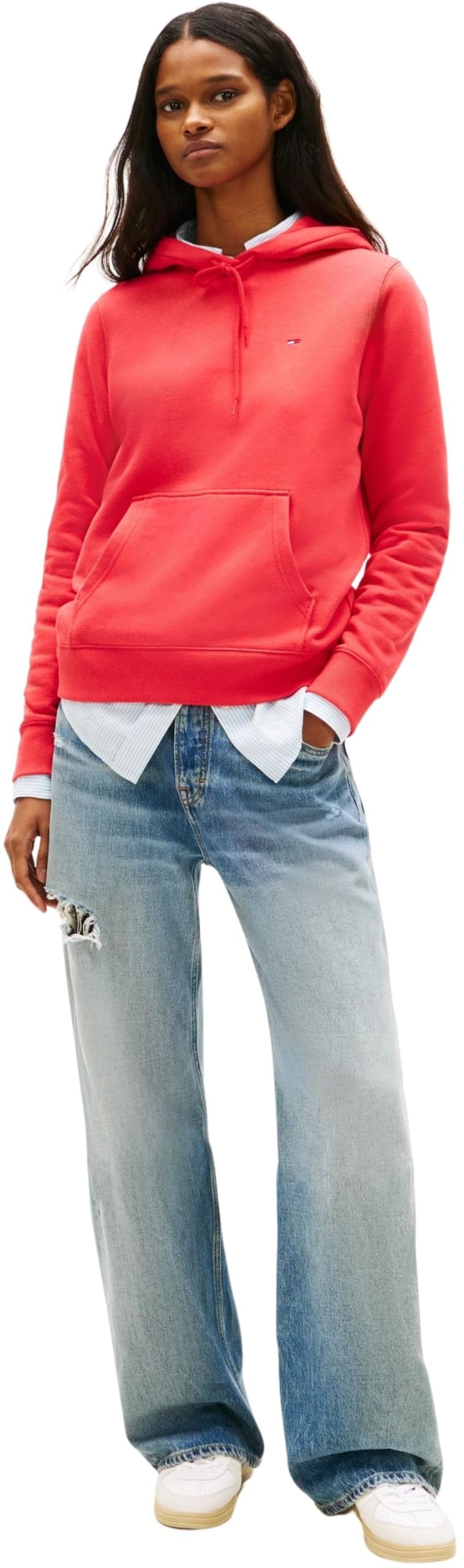 Tommy Jeans Damen Hoodie TJW Regular mit Kapuze