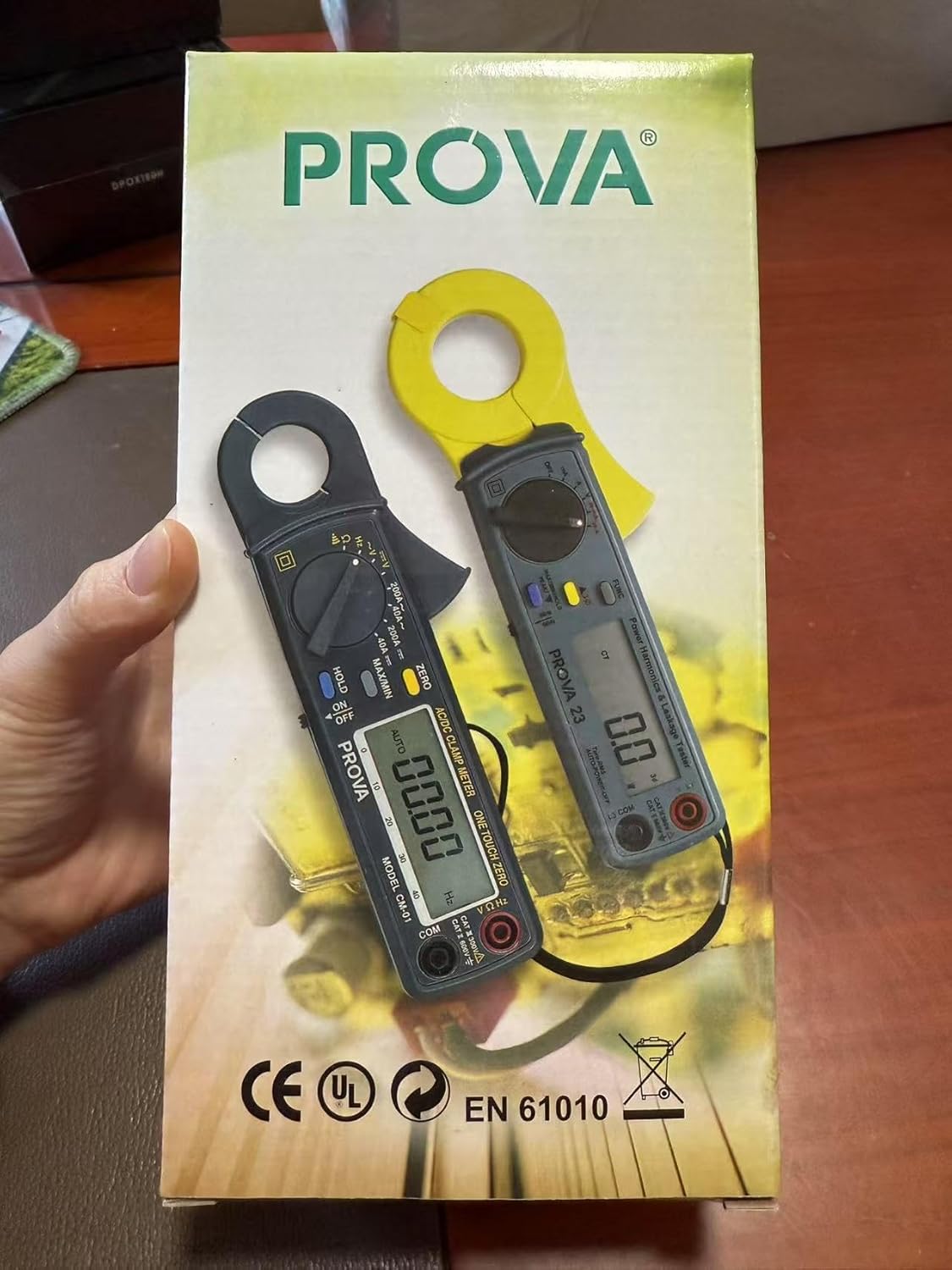 Taiwan Quality PROVA A1 A3 A11 AC/DC Clamp Meter (TRMS) High Accuracy Amp Multimeter Voltmeter Pliers Ammeter and Temperature (℃/℉) Measurement NCV Ohm Testers(A11)