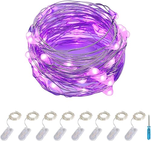 Itart - Guirnalda de luces LED de 20 ledes, funciona con pilas, funciona con 4 paquetes, para árboles, bodas, fiestas, interiores, recámaras