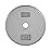 CAP Barbell Cast Iron Standard 1-Inch Weight Plates, Gray, Single, 12.5 Pound