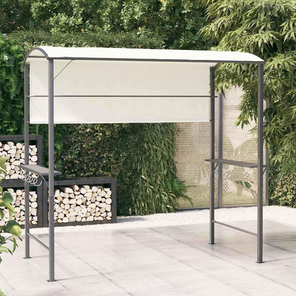 Altana z dachem 220x110x200 cm kremowa