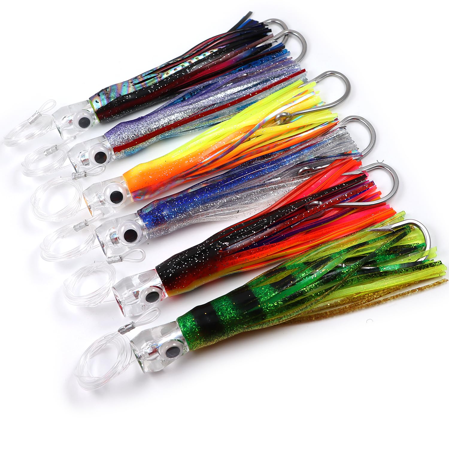 EXAURAFELIS Leurre de pêche à la traîne 16,5 cm 6 pcs