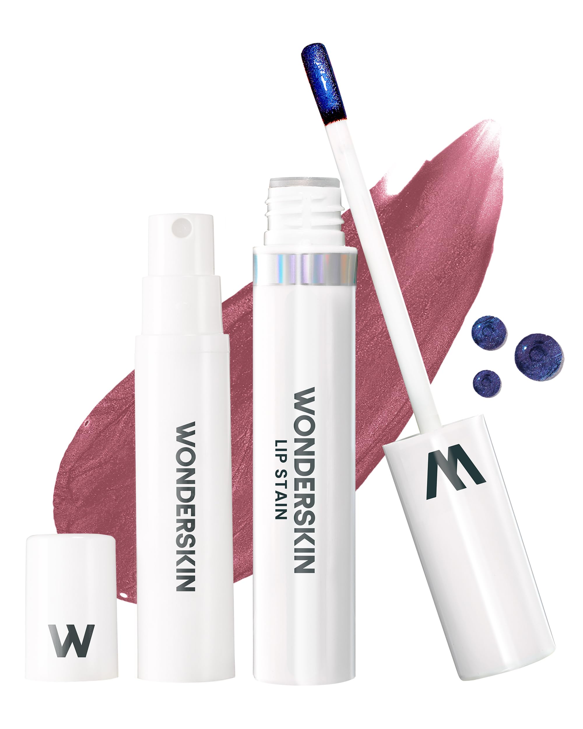 Wonderskin Wonder Blading Lip Stain Peel Off and Reveal Kit Demure 0.14 Fl Oz (4.14 ml) | Long-Lasting Natural Brown Lip Tint - main product image