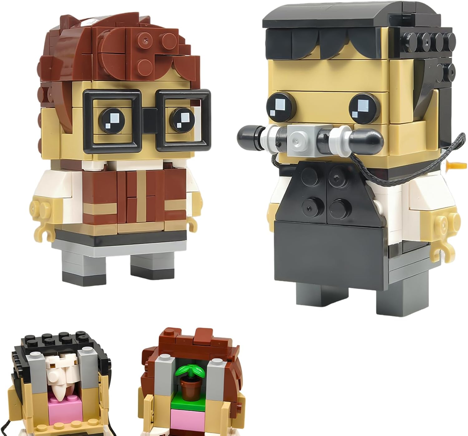 Horror Little Shop Figures Building Block Set, with Orin & Seymour Figures, Compatible with Lego 853792 Accessory, for Musical & Film Fans, 261Pcs
