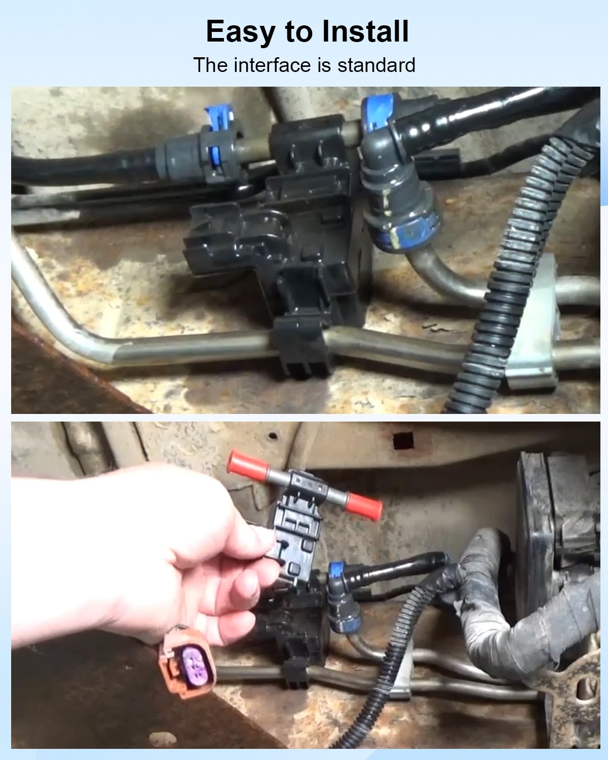 13507128 E85 Flex Fuel Sensor with Connector Pigtail Fit for GM Series Buick Cadillac Chevrolet GMC 2011-2024 Replace 13577394