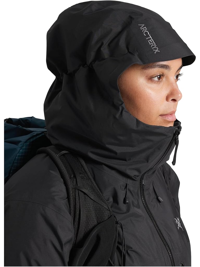 Black Arc'teryx Beta Insulated Rain Jacket