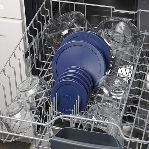 Miniatura 9 de Anchor Hocking - Juego de 12 recipientes de vidrio con tapas para almacenamiento de alimentos (6 recipientes de vidrio para almacenamiento de