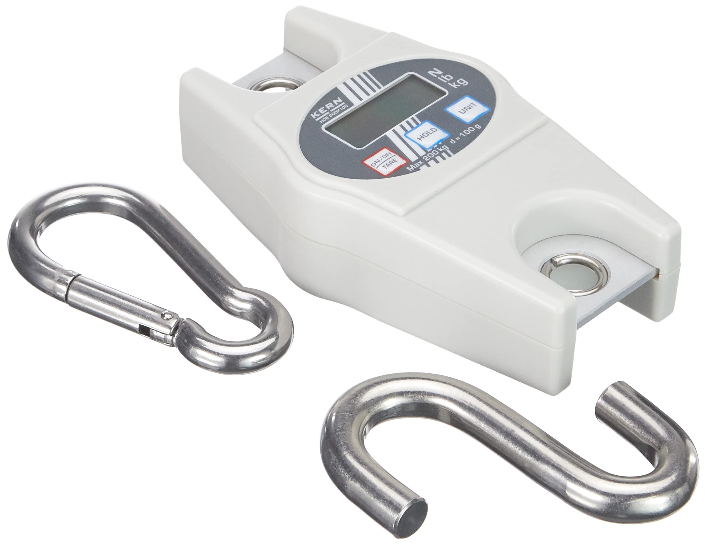 KERN KP-4337 Modello HCB - Báscula colgante (200 kg, rango de pesaje máximo, 100 g)