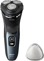 Philips Barbeador Elétrico Masculino, Uso Seco e Molhado, Cabeças flexíveis 5D, com Aparador Retrátil, Carregamento Rápido - S3144/00