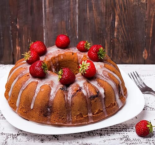 Miniatura 8 de Kenond 2 moldes de silicona para pasteles de 95 pulgadas sartén antiadherente con mango resistente moldes de gelatina para hornear pasteles