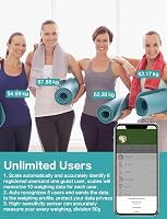 Healthkeep Bluetooth Személyi Mérleg 180kg, LED Kijelzővel iOS Android Apphoz 8