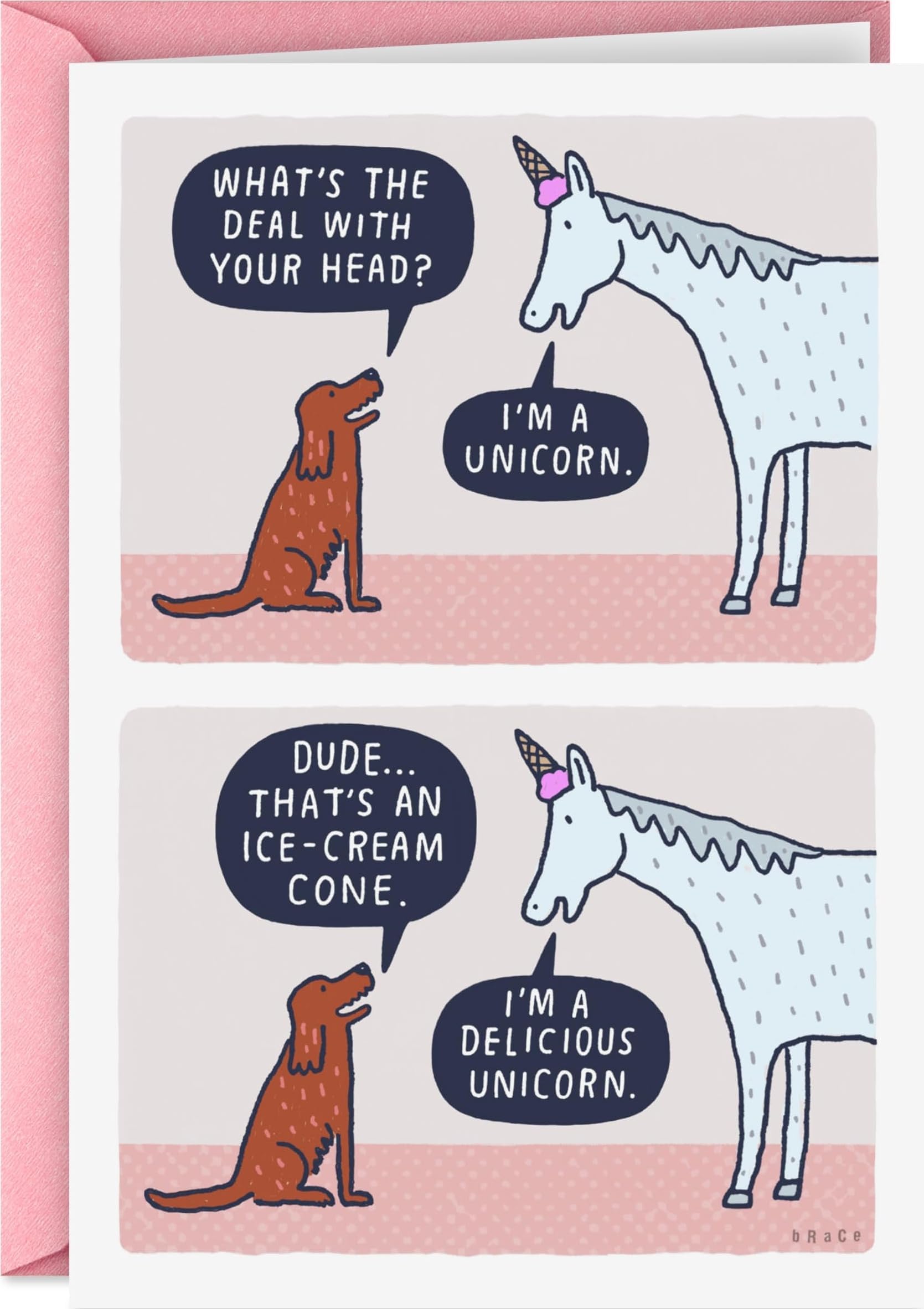 Hallmark Shoebox Funny Birthday Card (Delicious Unicorn)
