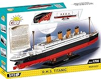 Vista 2 de COBI Historical Collection R.M.S. Titanic - Juego de construcción a escala 1:700, 593 piezas
