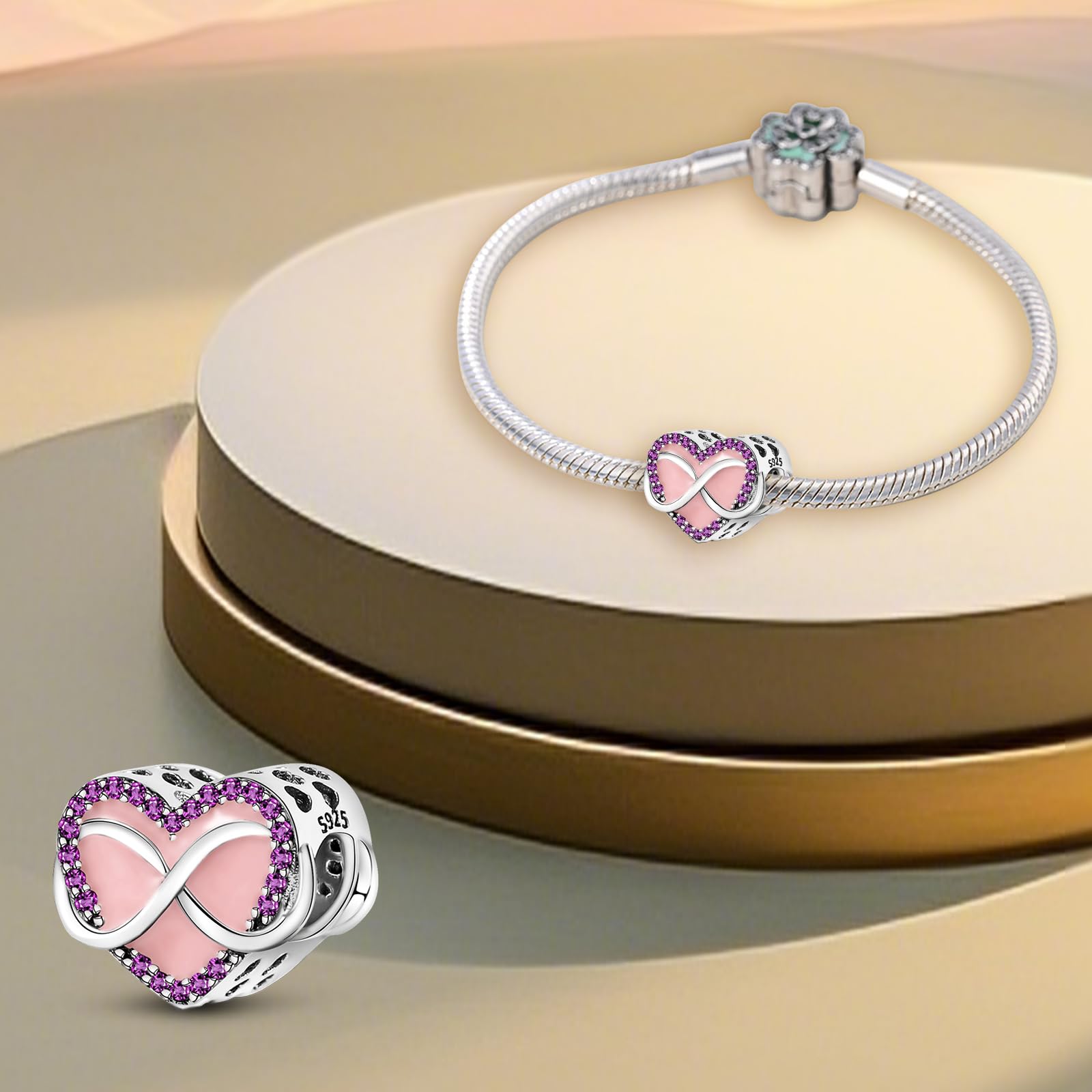 Compatibles con Pulseras Pandora para Collar de Plata de Ley 925 Joyería para Mujeres Regalos de Halloween