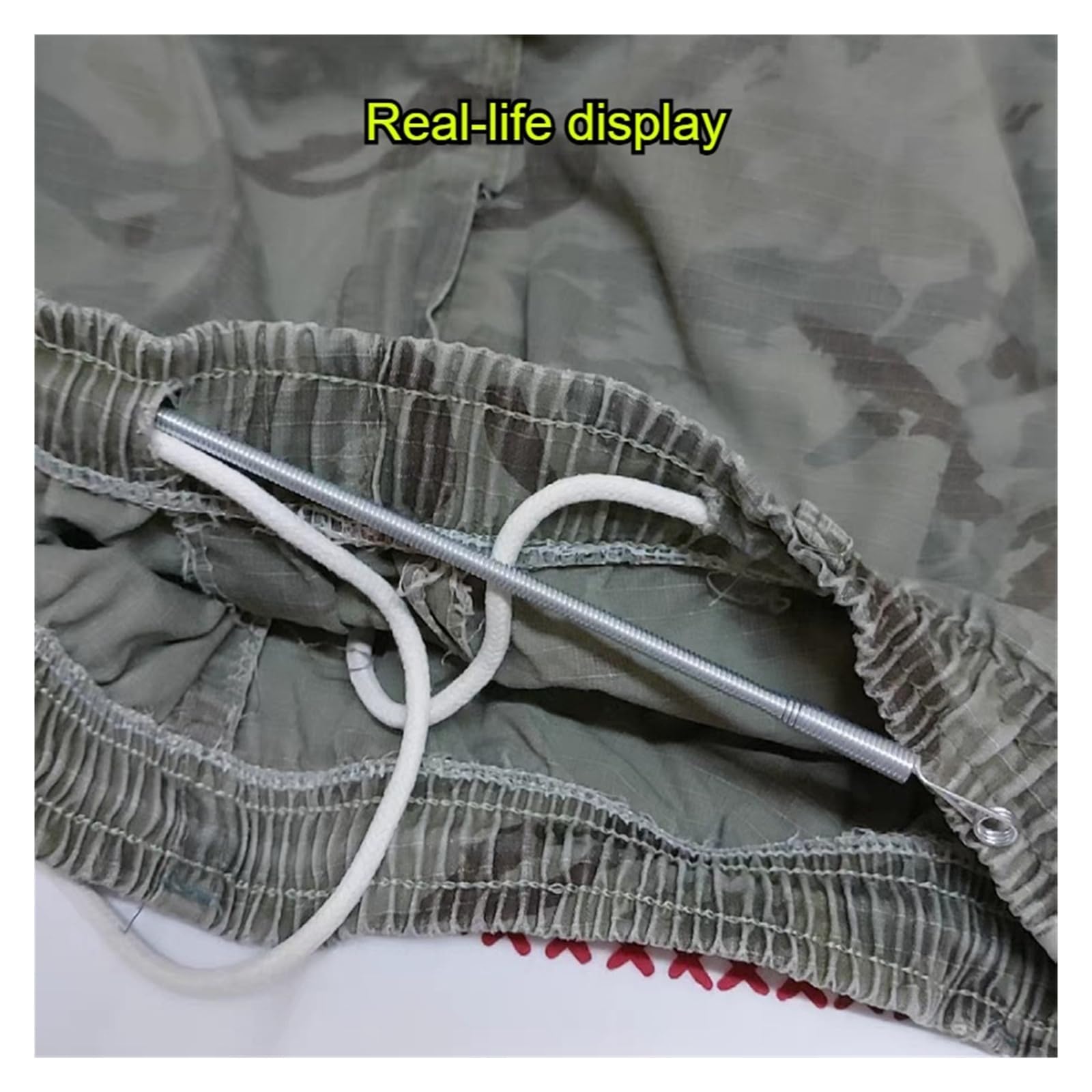 3 hilos de cuerda de resorte para pantalones, sudaderas con capucha, cordón elástico