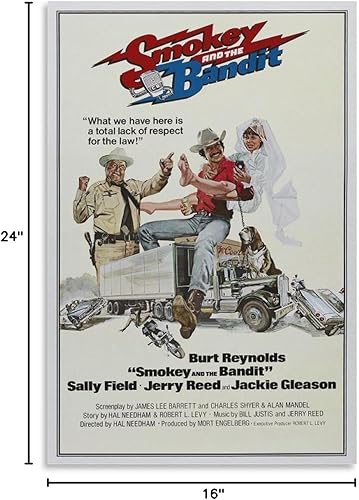 Miniatura 9 de SMOKEY AND THE BANDIT - Póster de películas retro de los años 70, pintura vintage sobre lienzo, póster de arte de pared, impresión de imágenes de