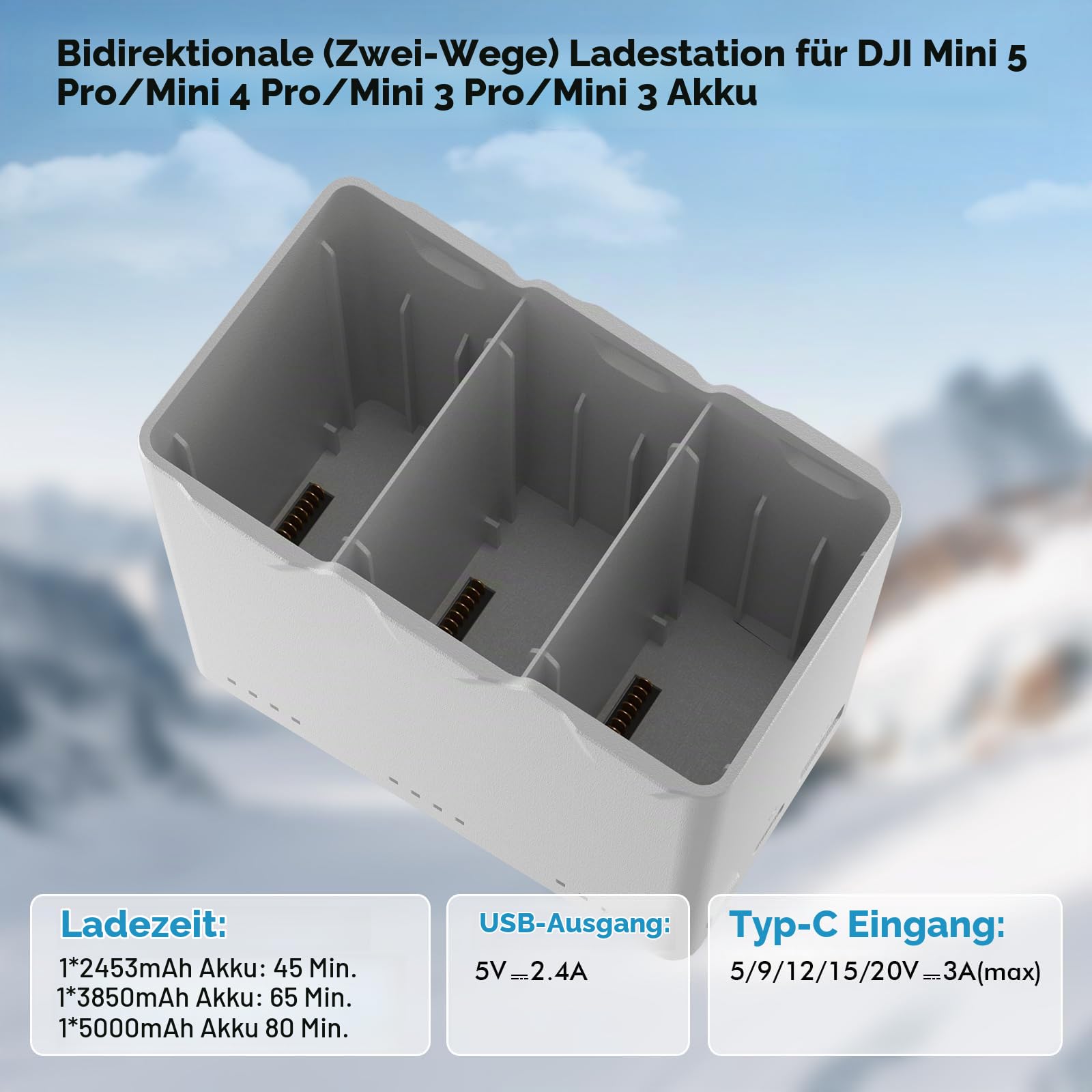 Treeboy Intelligent Flight Battery Plus(2-Pack) with Bi-Directional Charging Hub for DJI Mini 5 Pro 5000 mAh 47 Mins Flight Time Upgrade 2026