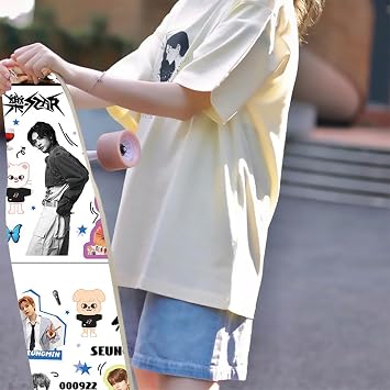 8 pcs Stray kidds Stickers, Skz Stickers, Stay Kids Merch | Cute Graffiti Patches Waterproof Vinyl Decals for Laptop Luggage Water Bottle Gifts for Fans