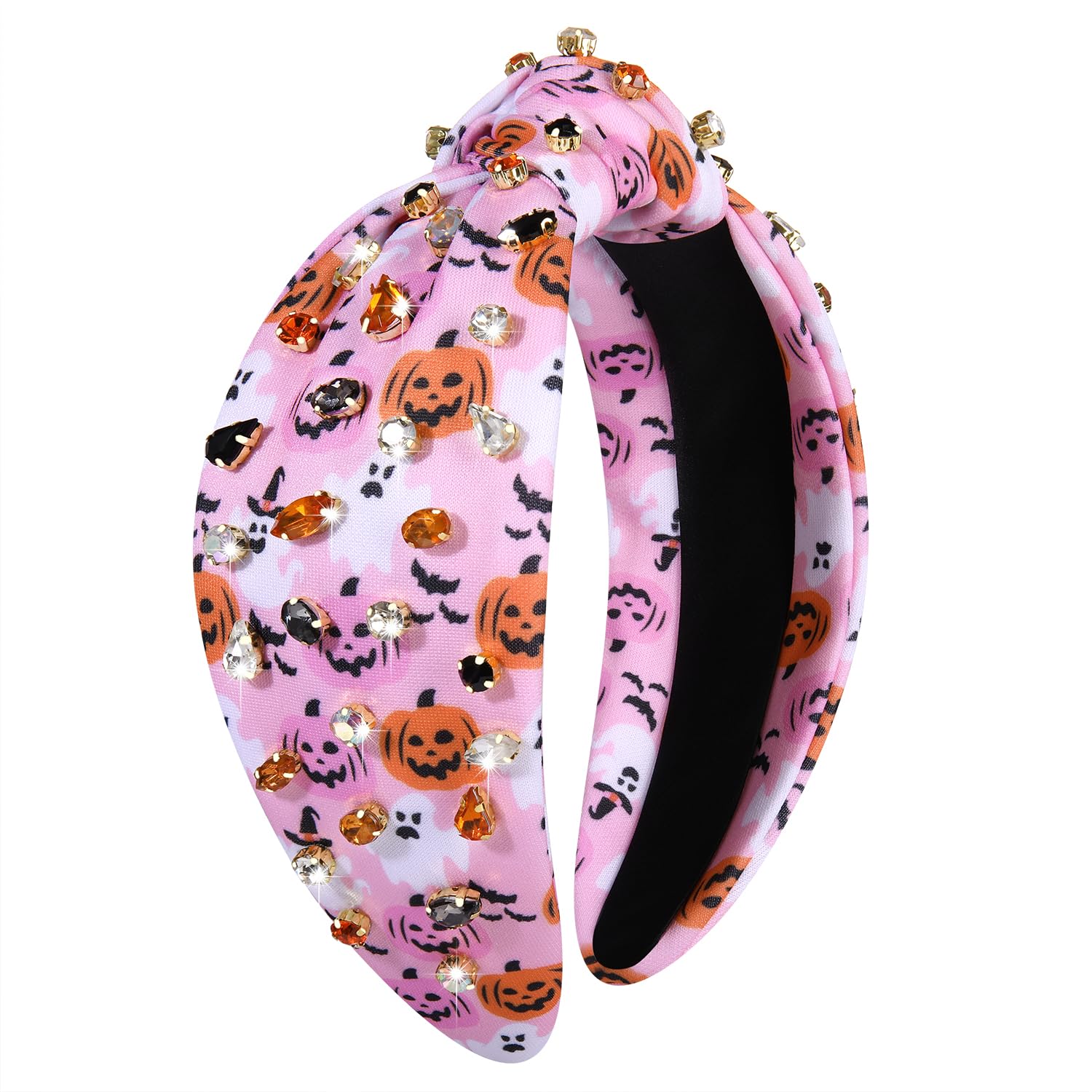Amazon.com : HZEYN Pink Halloween Headbands for Women Spooky  display picture 3