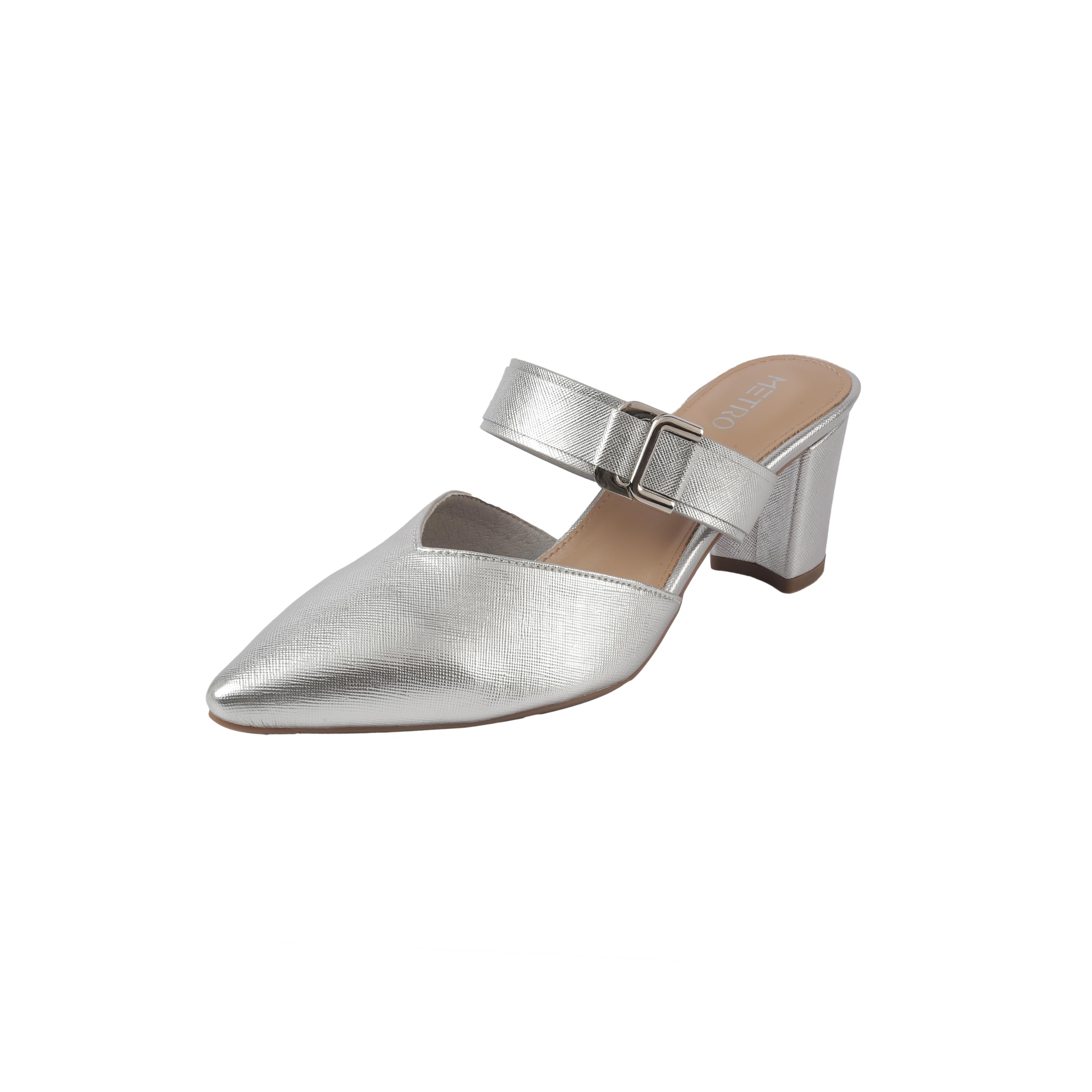 metro Women'sSlip On Closure Casual - Clogs with Block Heel-picture-35