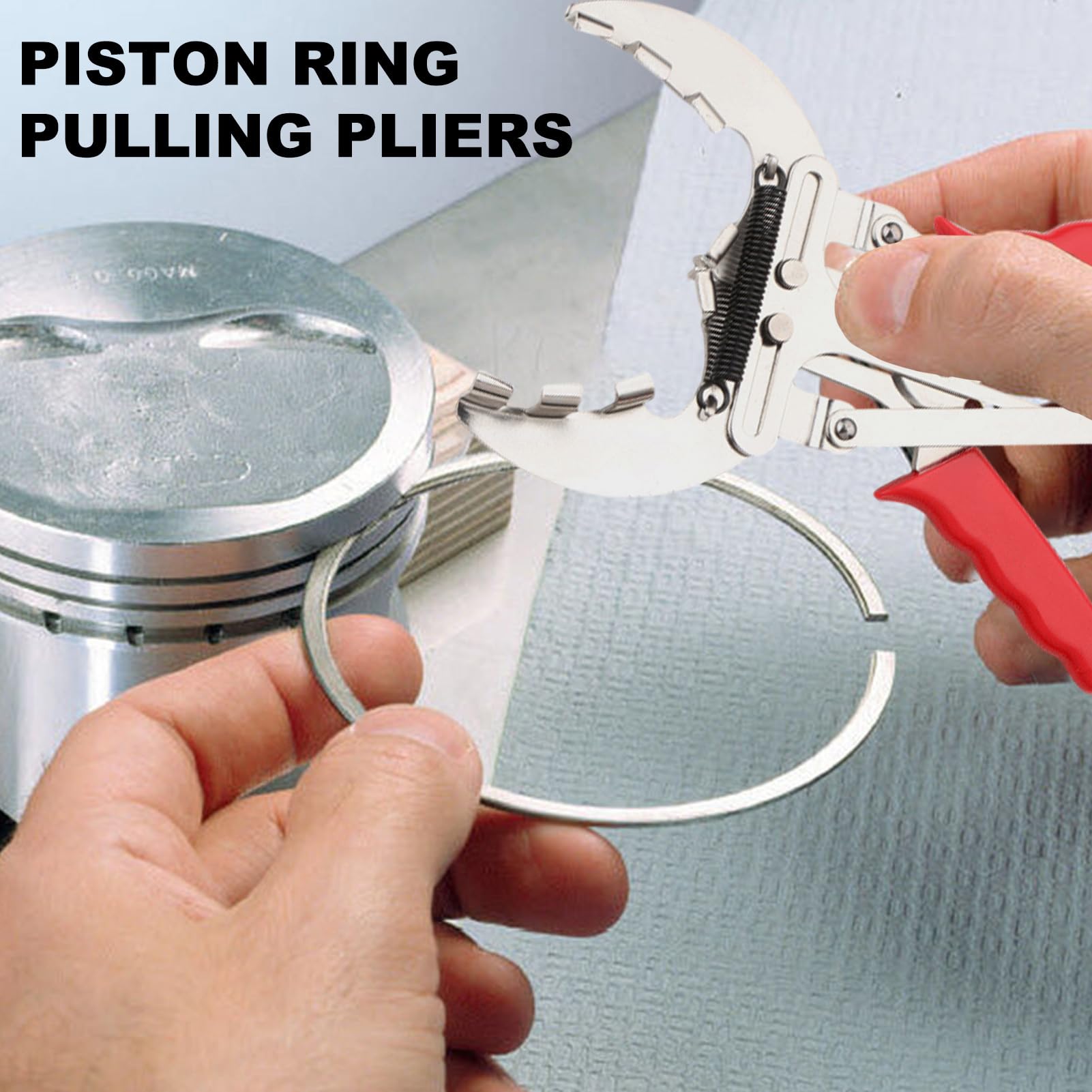 Pince à Segments De Piston - Plage De Serrage 80-120 Mm, Longueur 220 Mm, Pour Réparation Moteur Auto