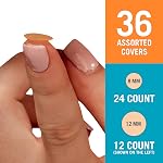 Nexcare Acne Couverture, couverture cutanée Absorbe Pus et huile des pores enrobés, soin approprié pour la plupart des types de peau - 36 Couvertures d'acné
