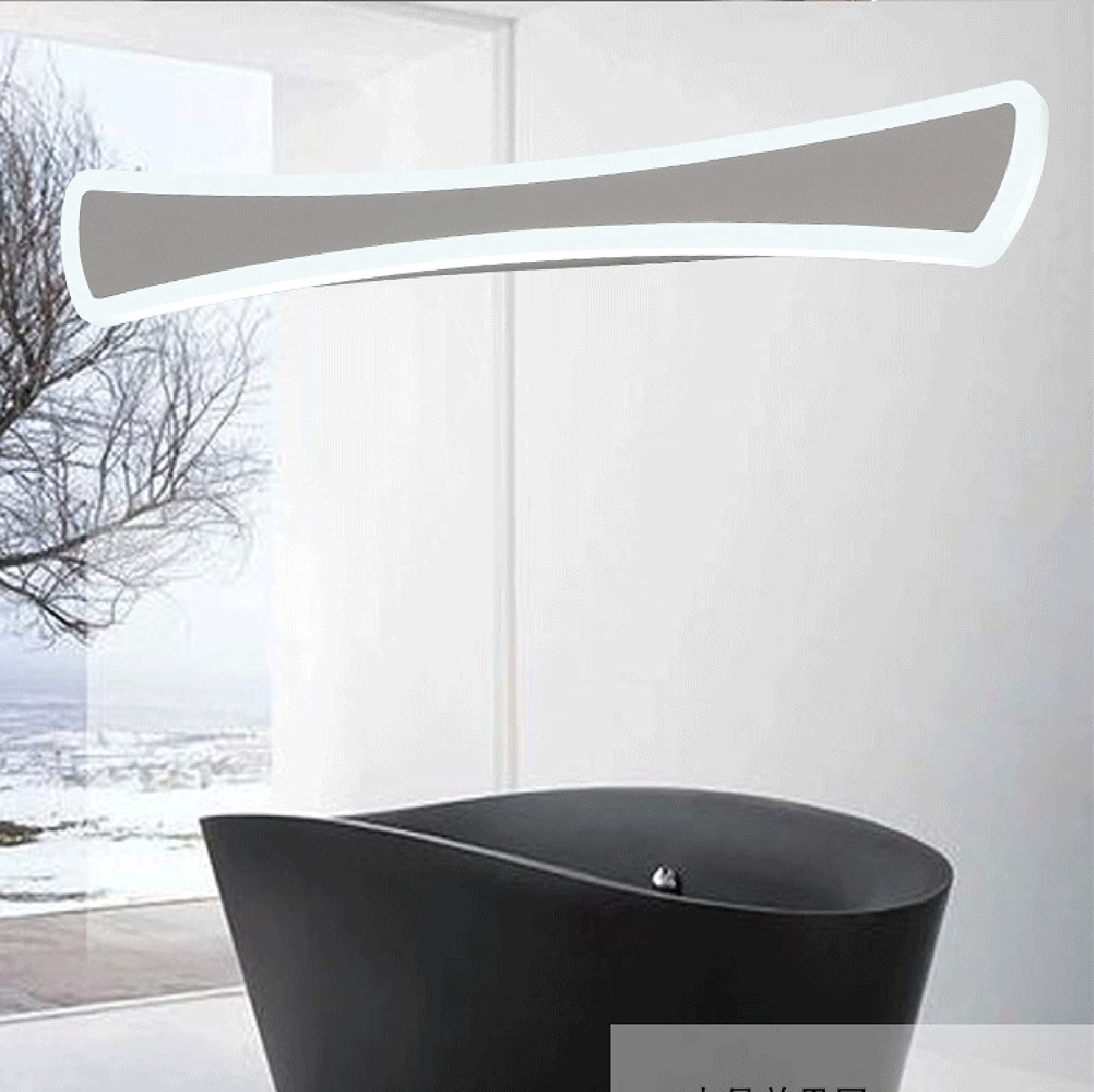 Applique acrylique de créativité 20W pour miroir de salle de bain chic
